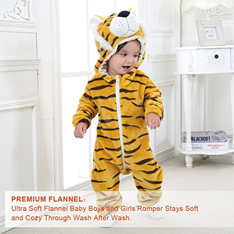 Baby animal romper costumes unisex toddler onesie (2)