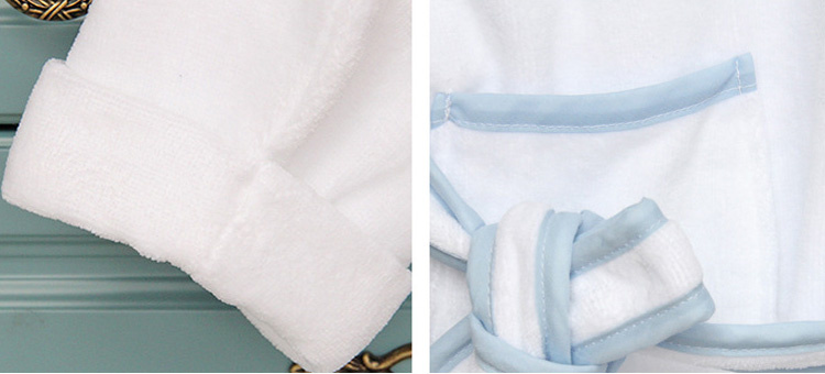 svømmebadekåbe vinter fortykket ren bomuld vandabsorberende håndklæde (7)