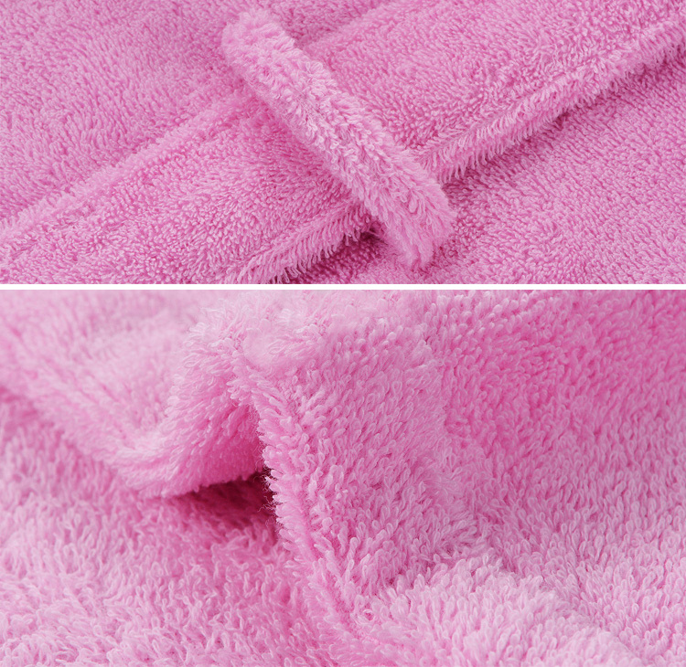 Hooded Bathrobe Soft Absorbent Cotton Cute Animal For Boys Girls (6)