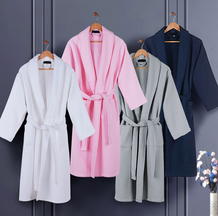 LIGHTWEIGHT ROBES FOR WOMEN Relax in comfort with cotton robe women lightweight that adds warmth and softness without feeling bulky or heavy. A waffle-knit weave lends classic style and a smooth-touch exterior for comp (5)